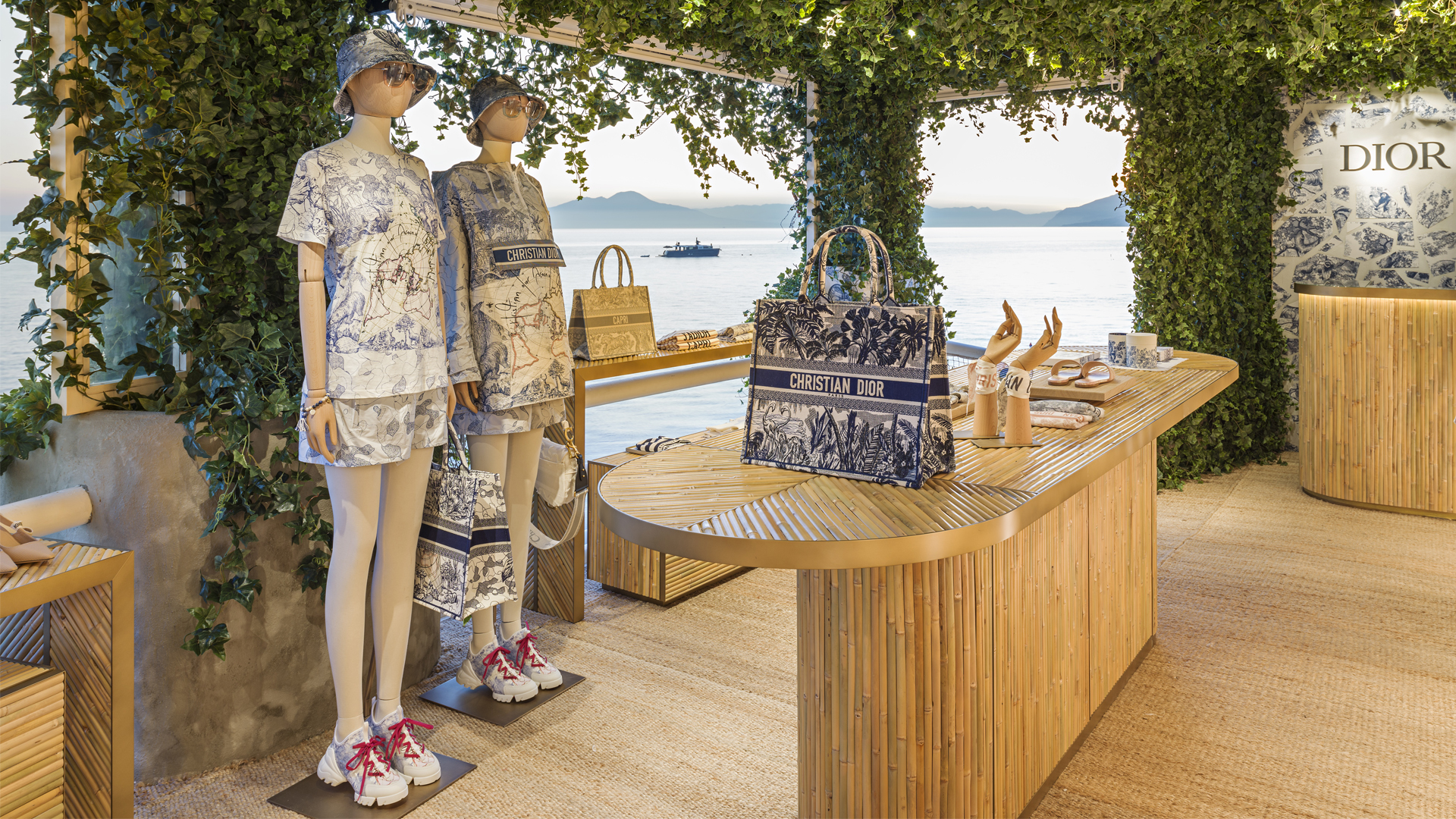 Dior Resort pop up - Capri  THiRTYONE Design & Management